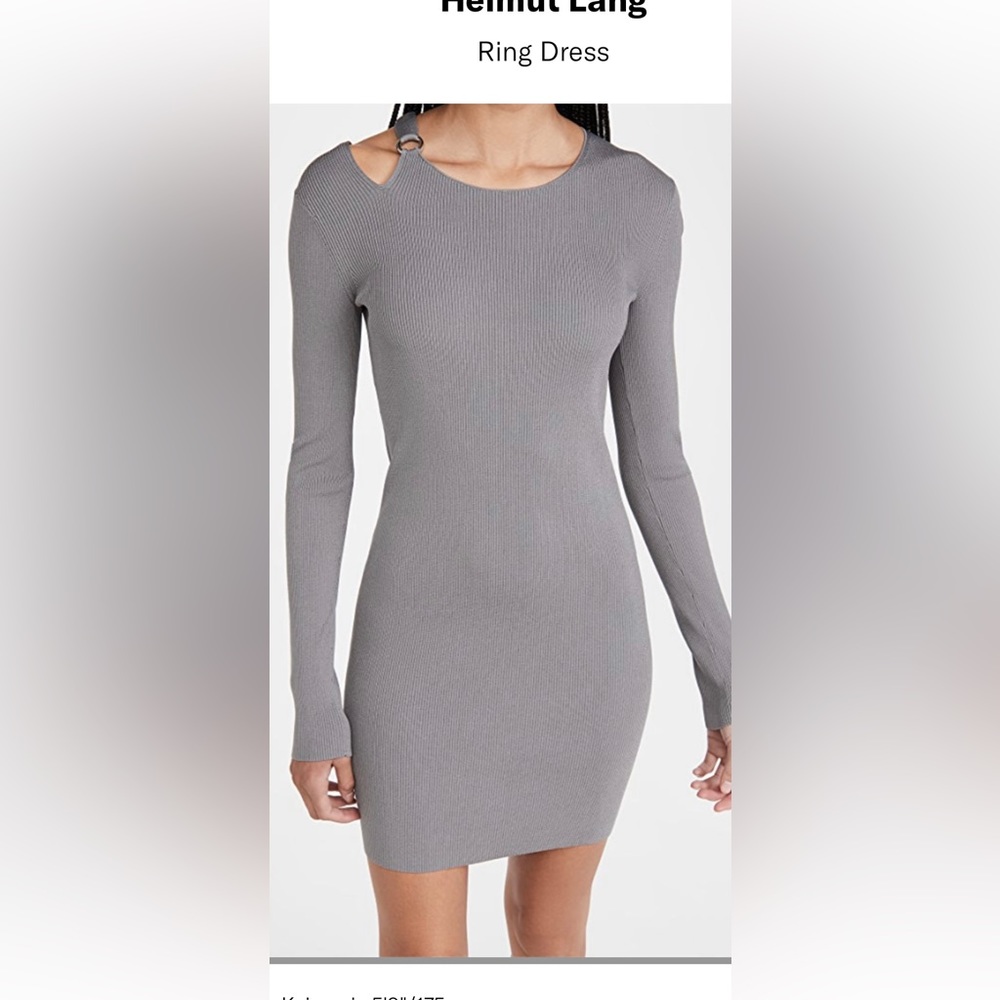 Helmut Lang Ring Dress S